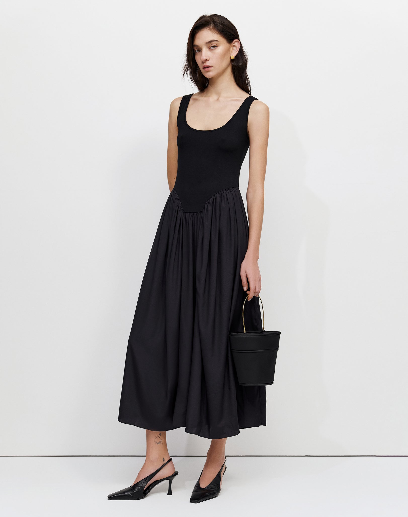 black branded dress Eden Dress Black Black / L